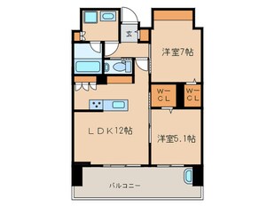 メルカーサ泉の物件間取画像